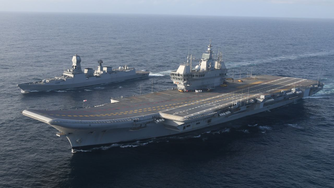 Construction of the Vikrant has been delayed by redesigns and the Covid-19 pandemic.