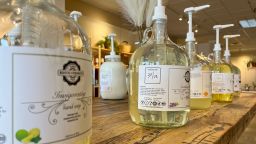 Customers can purchase personal and household products by the ounce at fulFILLed. 