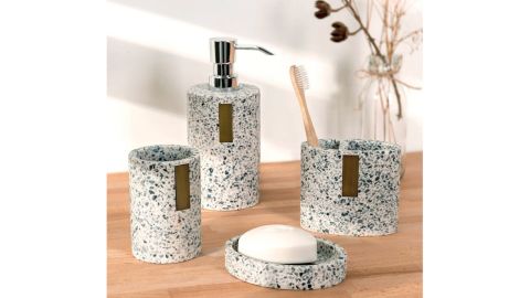 rerazzo bathroom set