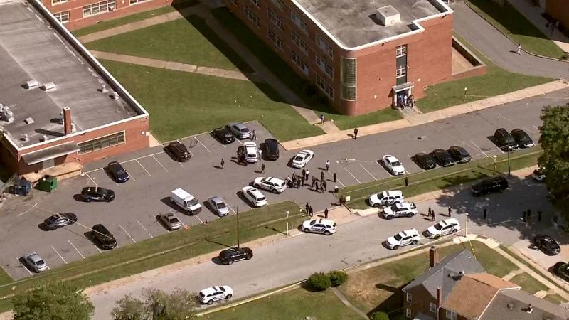 Student shot dead in Baltimore school yard