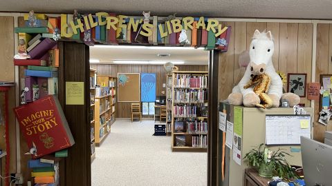 None of the 400 books on the banners' list has yet been stocked or requested in the Boundary County Library.