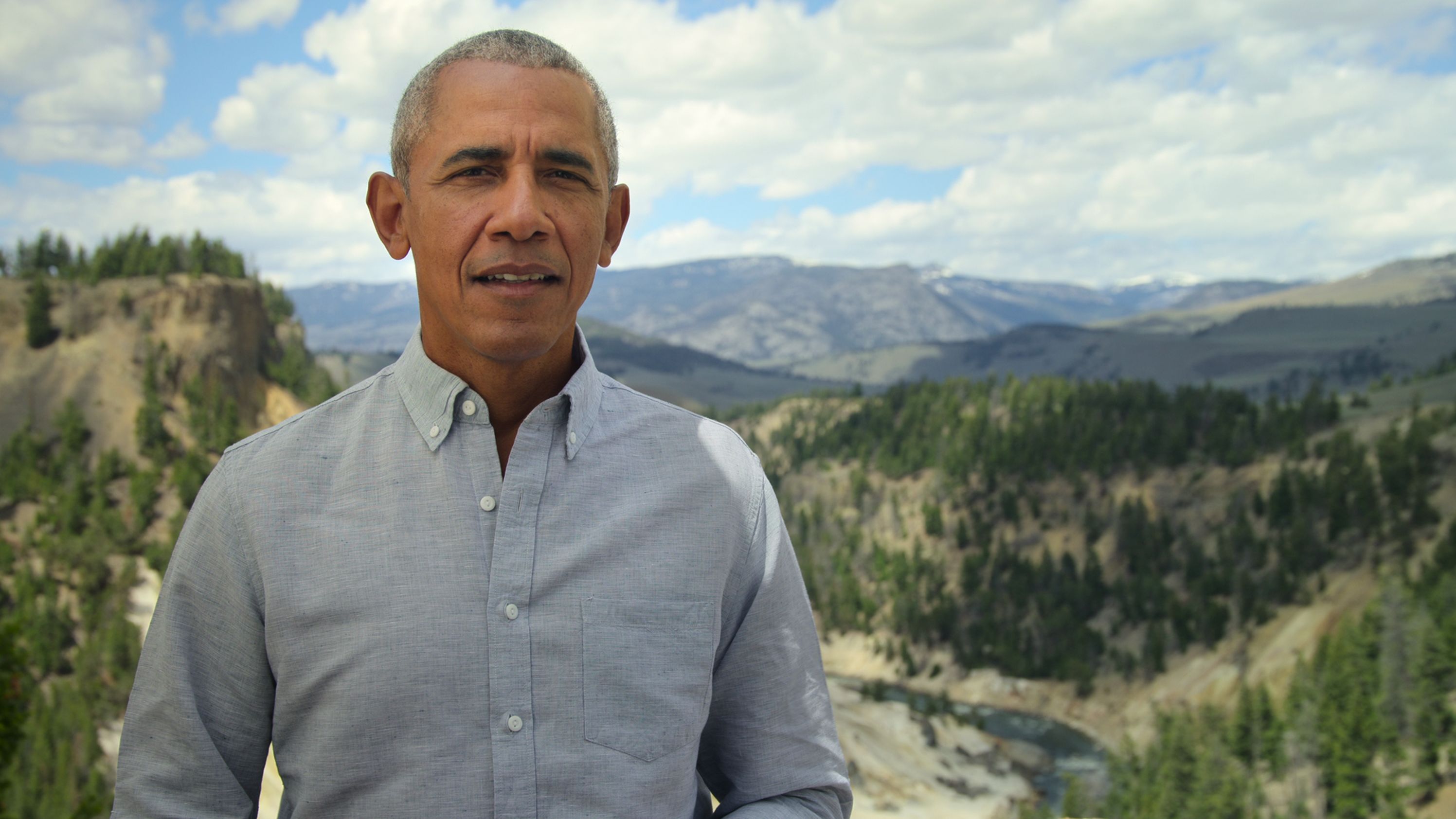 Former president Barack Obama in "Our Great National Parks"