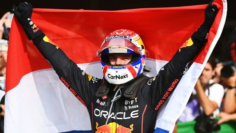 Max Verstappen claimed a second straight win on home soil.