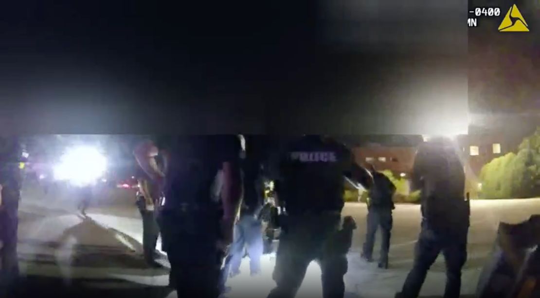 The body camera video released Friday is heavily redacted.