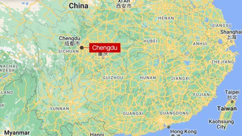tremblement de terre en Chine 0905 CARTE