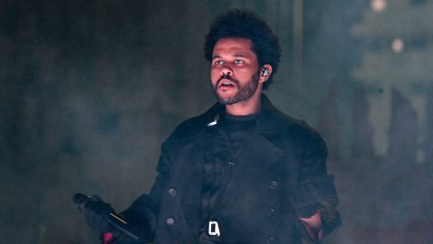 The Weeknd performs onstage during his "After Hours Til Dawn" tour at Mercedes-Benz Stadium on August 11, 2022 in Atlanta, Georgia. 