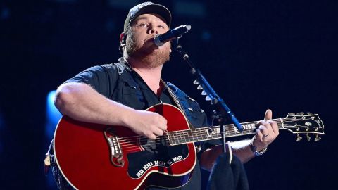 Luke Combs performing at the 2022 CMA Fest in June at Nissan Stadium in Nashville.