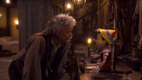 Tom Hanks stars as Geppetto in 
