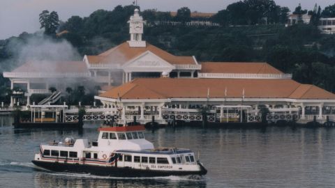 Ferries used to bring guests to Sentosa, but these days most people come by car.