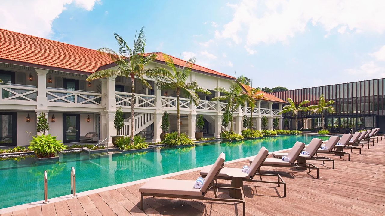 <strong>Reimagined:</strong> British military barracks from the colonial era were converted into The Barracks Hotel Sentosa, an upscale hotel that opened in 2019.