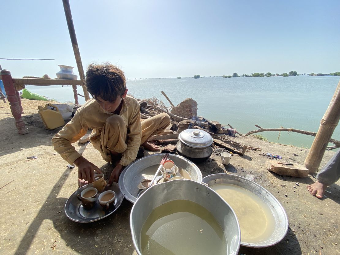 Access to food and clean water is hard to come by in Khairpur Nathan Shah, Sindh province.