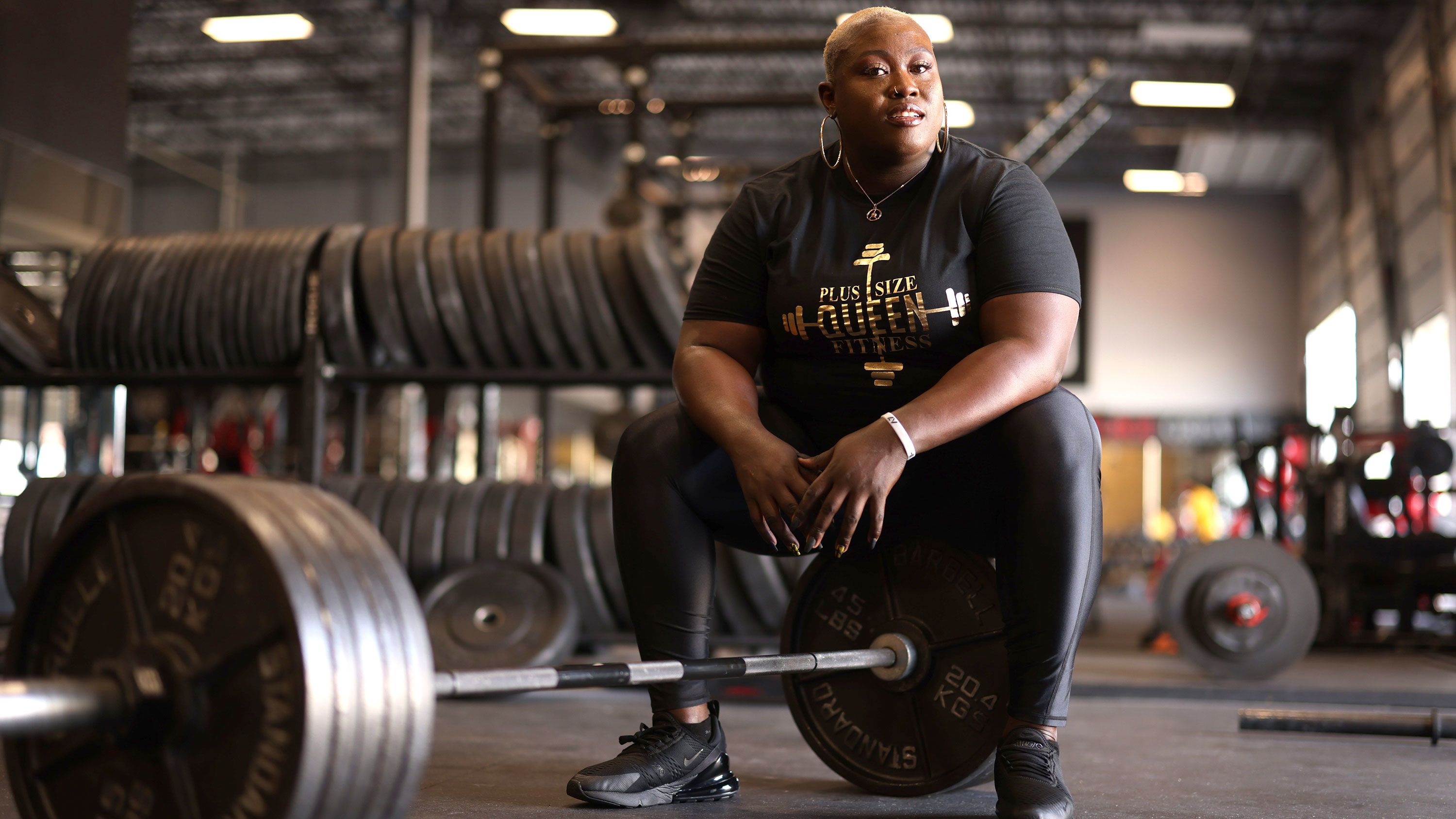 After years of food addiction, record-breaking strongwoman Tamara Walcott  says powerlifting 'saved me from myself