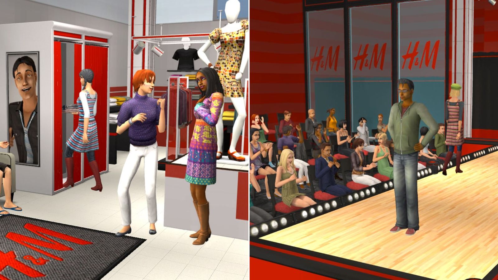 Luxury labels play at dressing up the Sims