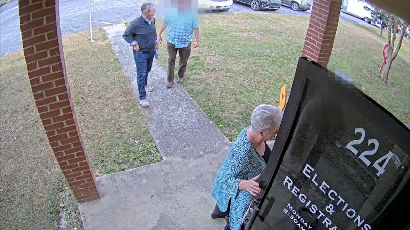 Newly Obtained Surveillance Video Shows Fake Trump Elector Escorted ...