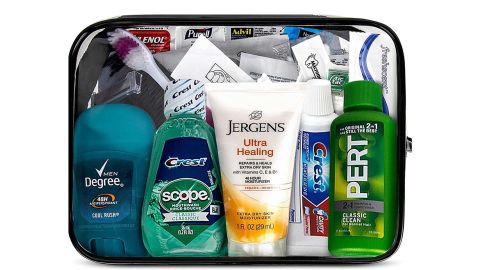 Travel convenience set for toiletries