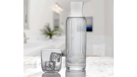 Bee & Willow Home fluted water carafe