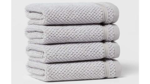 Threshold 4-Pack Performance Texture Washcloth Set