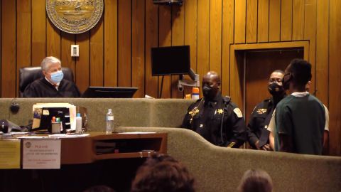 Cleotha Abston, right, is arraigned in court on Tuesday.
