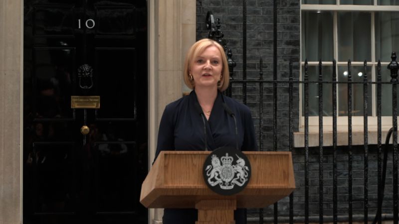Watch the moment Liz Truss enters Downing Street as PM