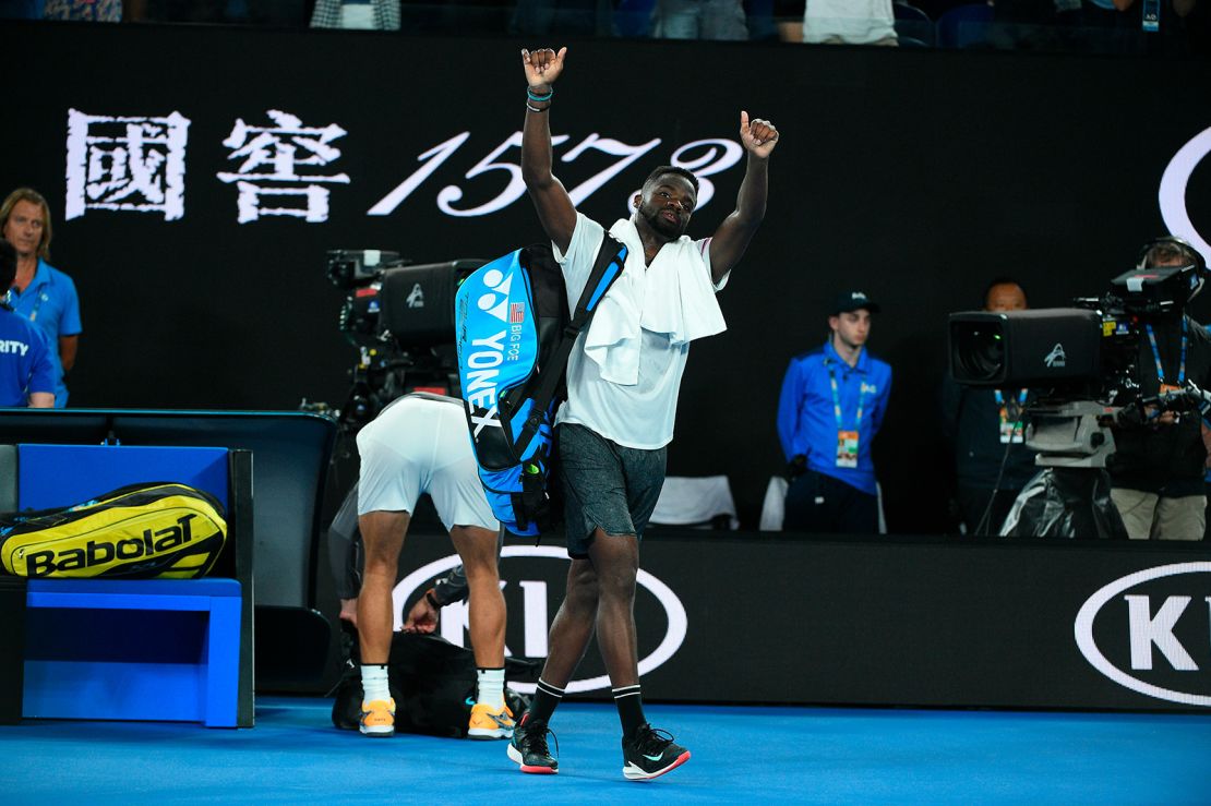 Tiafoe reached the Australian Open quarterfinal in 2019 but was beaten by Nadal. 