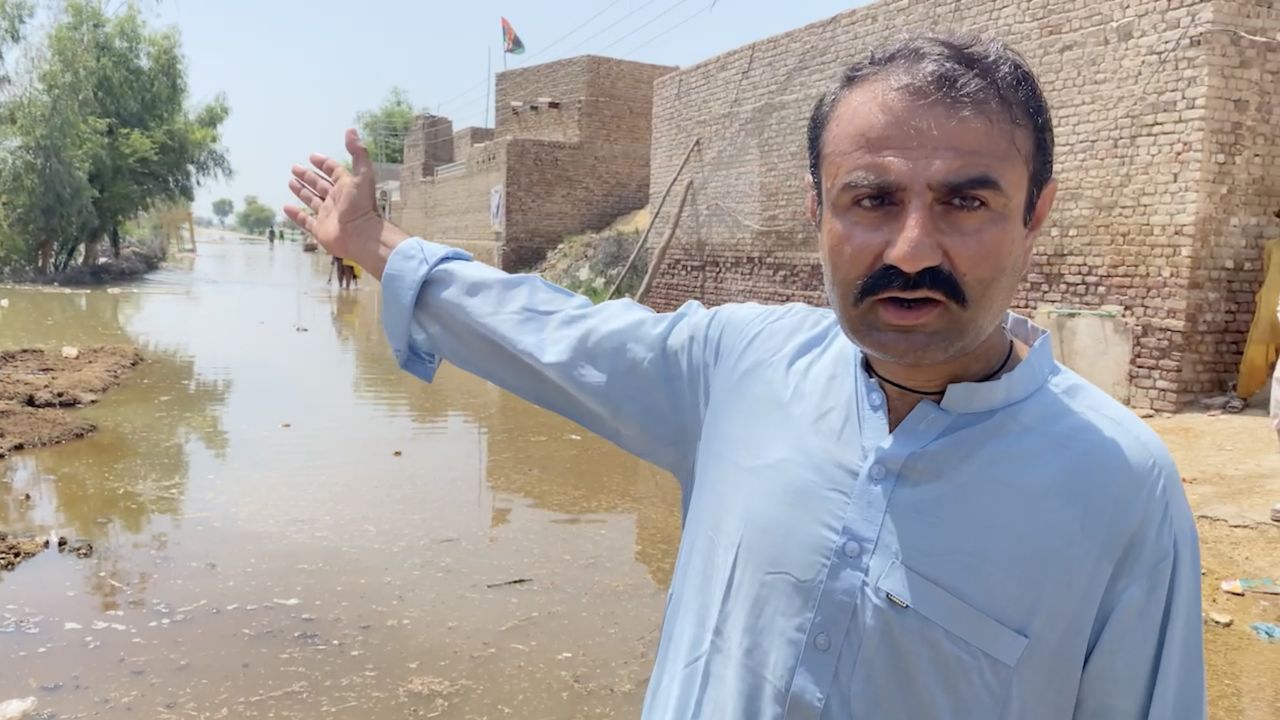 Ghulam Murtaza from Sehta Sehanj, a village near Lake Manchar.