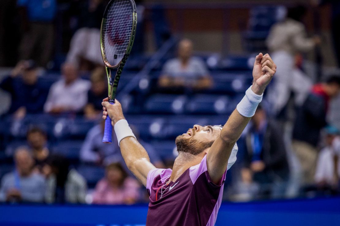 Khachanov reached the 2019 French Open quarterfinals and 2021 Wimbledon quarterfinals but has never progressed to a grand slam semifinal.