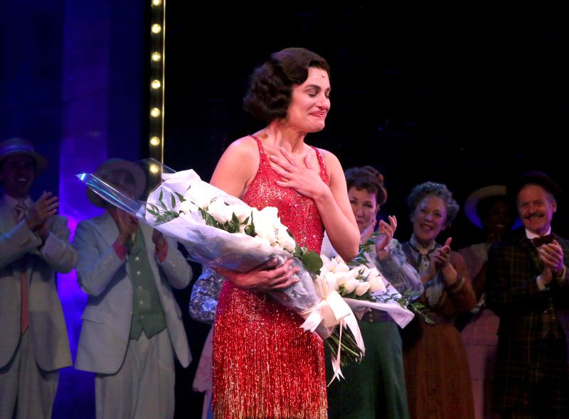 Lea Michele gets multiple standing ovations in Funny Girl debut