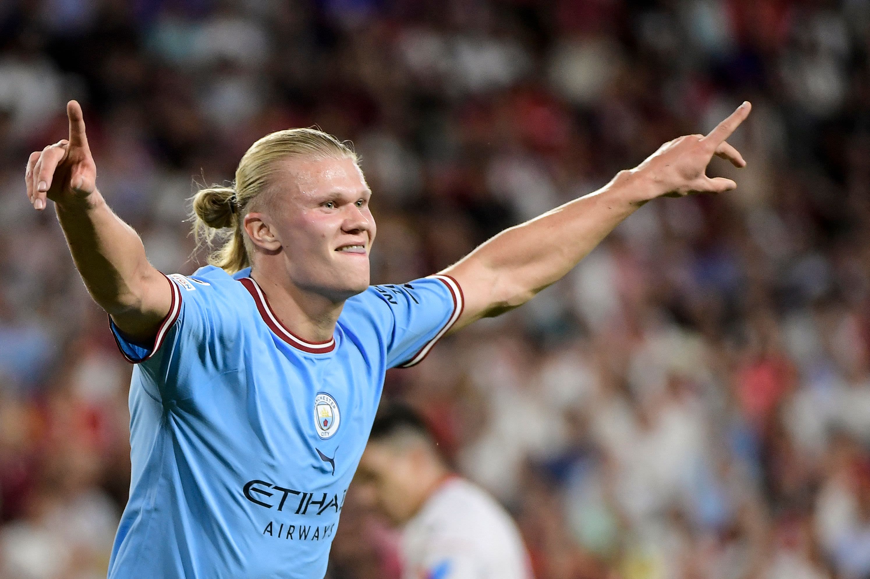 Man City vs. Sevilla: Erling Haaland continues his goal-scoring streak as  City thrashes Sevilla in the Champions League