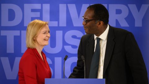 Prime Minister Liz Truss has appointed key ally Kwasi Karteng as chancellor.