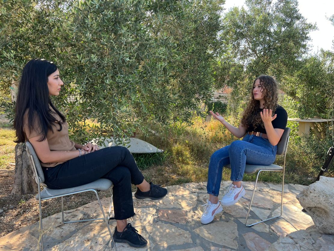 Dena Takruri interviewing Ahed Tamimi about her experience in Israeli prison.