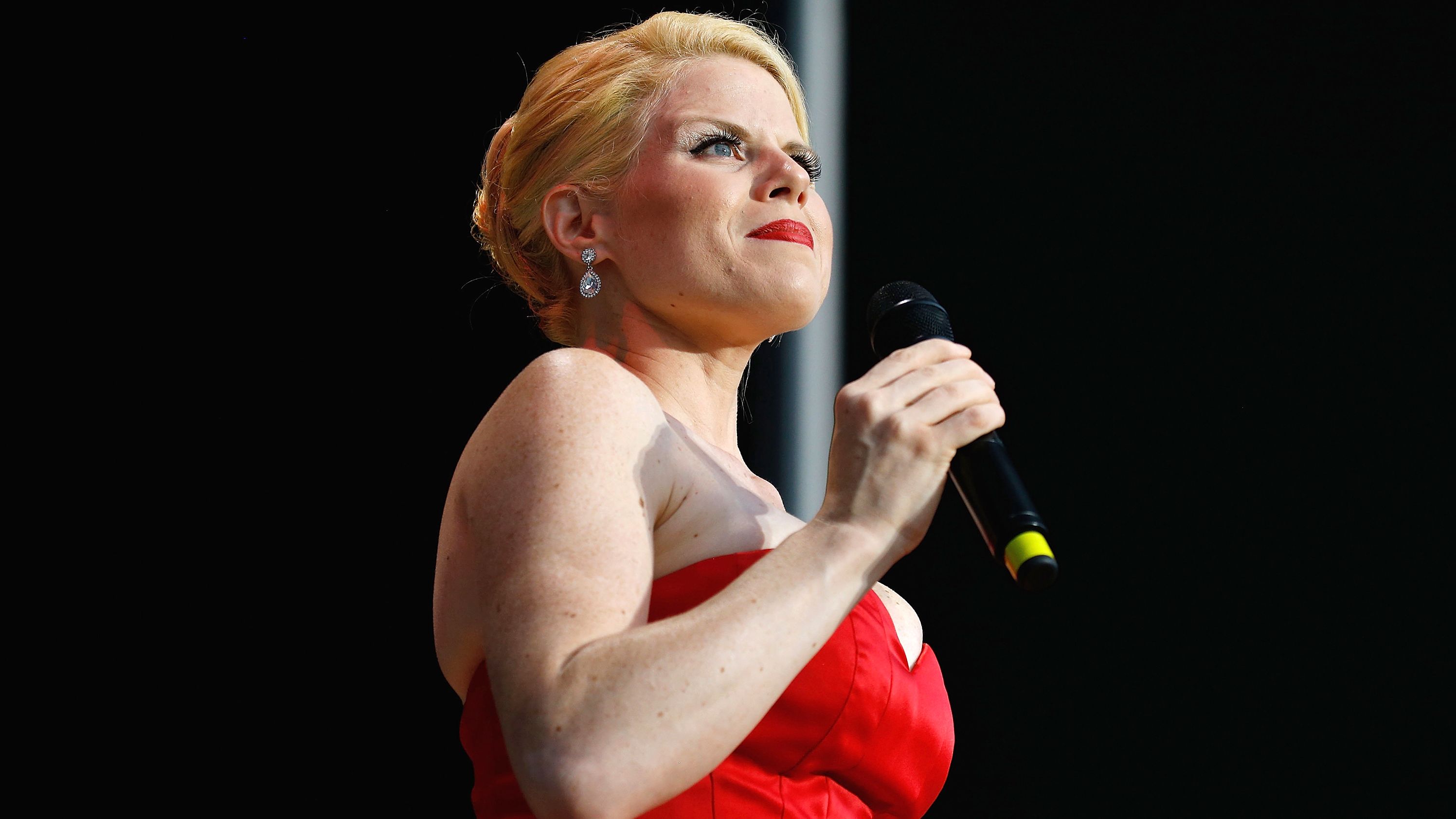 Megan Hilty, here in 2016, is grieving several of her family members who died in a plane crash.