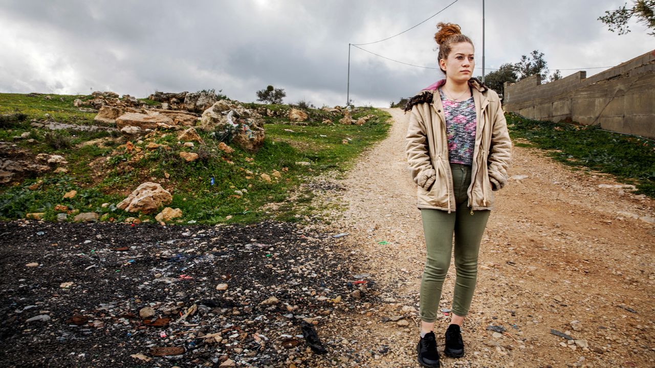Ahed Tamimi poses for a portrait in Nabi Saleh, West Bank, Palestinian territories on February 7, 2019.