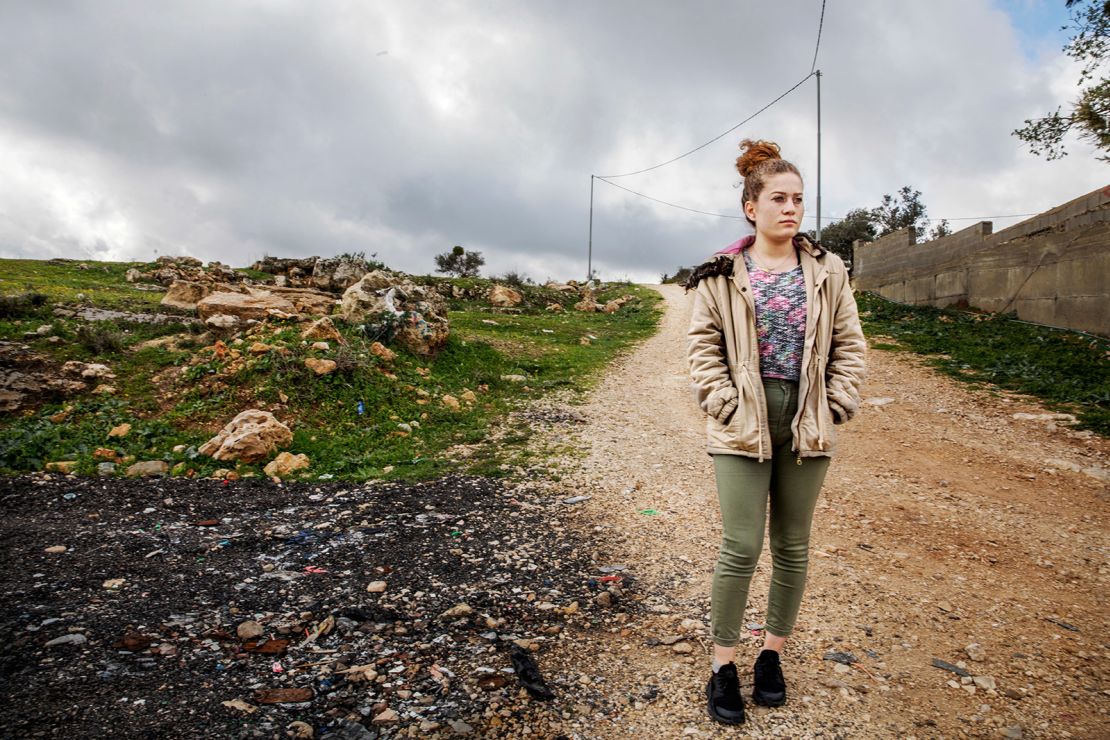 Ahed Tamimi poses for a portrait in Nabi Saleh, West Bank, Palestinian territories on February 7, 2019.