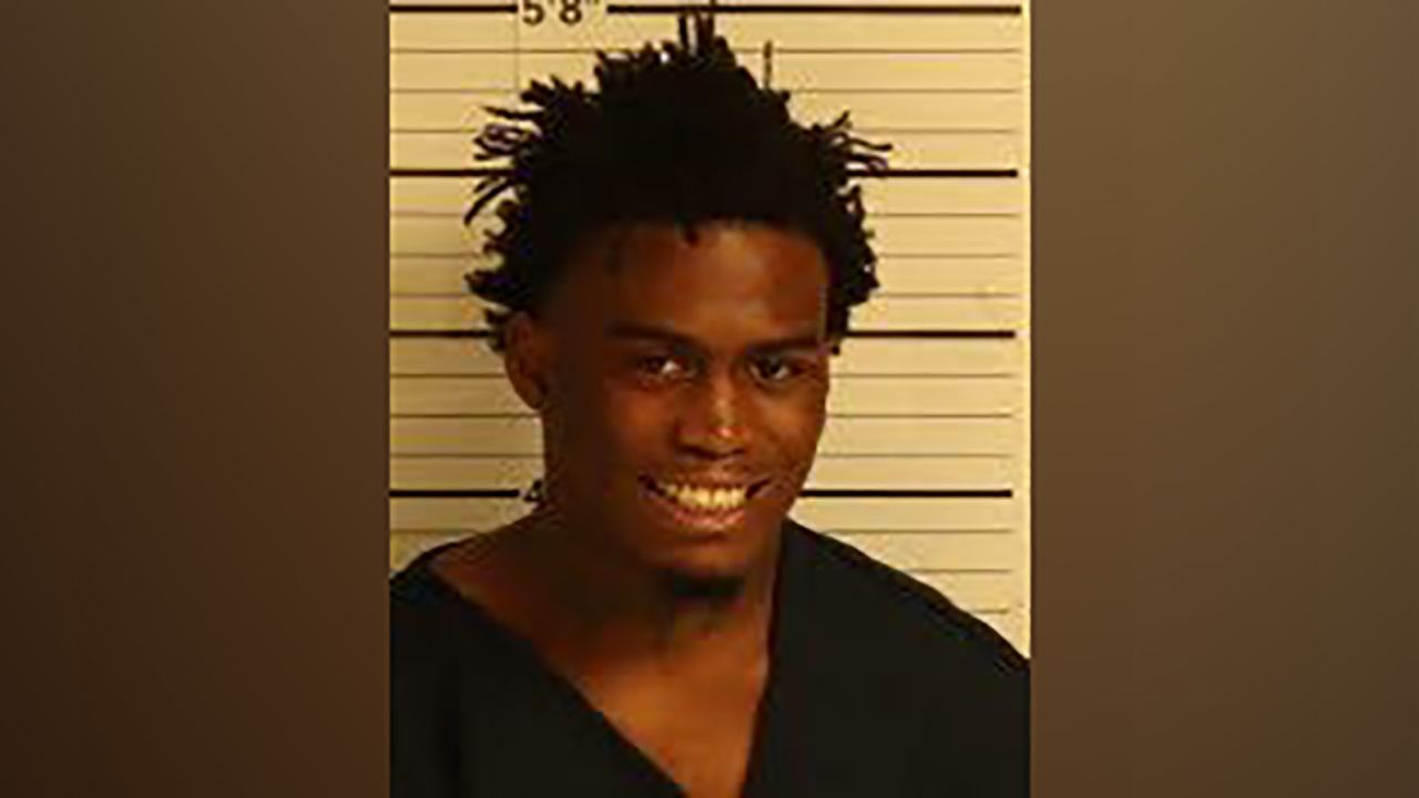 Ezekiel Kelly's booking photo from the Shelby County Jail.