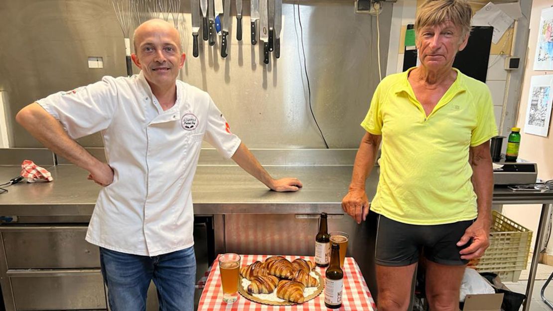 Frédéric Roy and Albert Van Limbergen met at Roy's boulangerie in Nice, France.