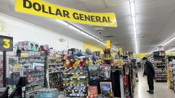 A customer shops at a Dollar General store on March 17, 2022 in Vallejo, California. Dollar General announced fourth quarter earnings of $2.57 per share, just beating analyst expectations of $2.56 per share. The retailer had net income of $597.4 million, down from $642.7 million one year ago.