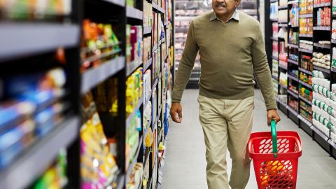 Many older adults qualify for food stamps but haven't signed up for benefits despite high grocery costs.