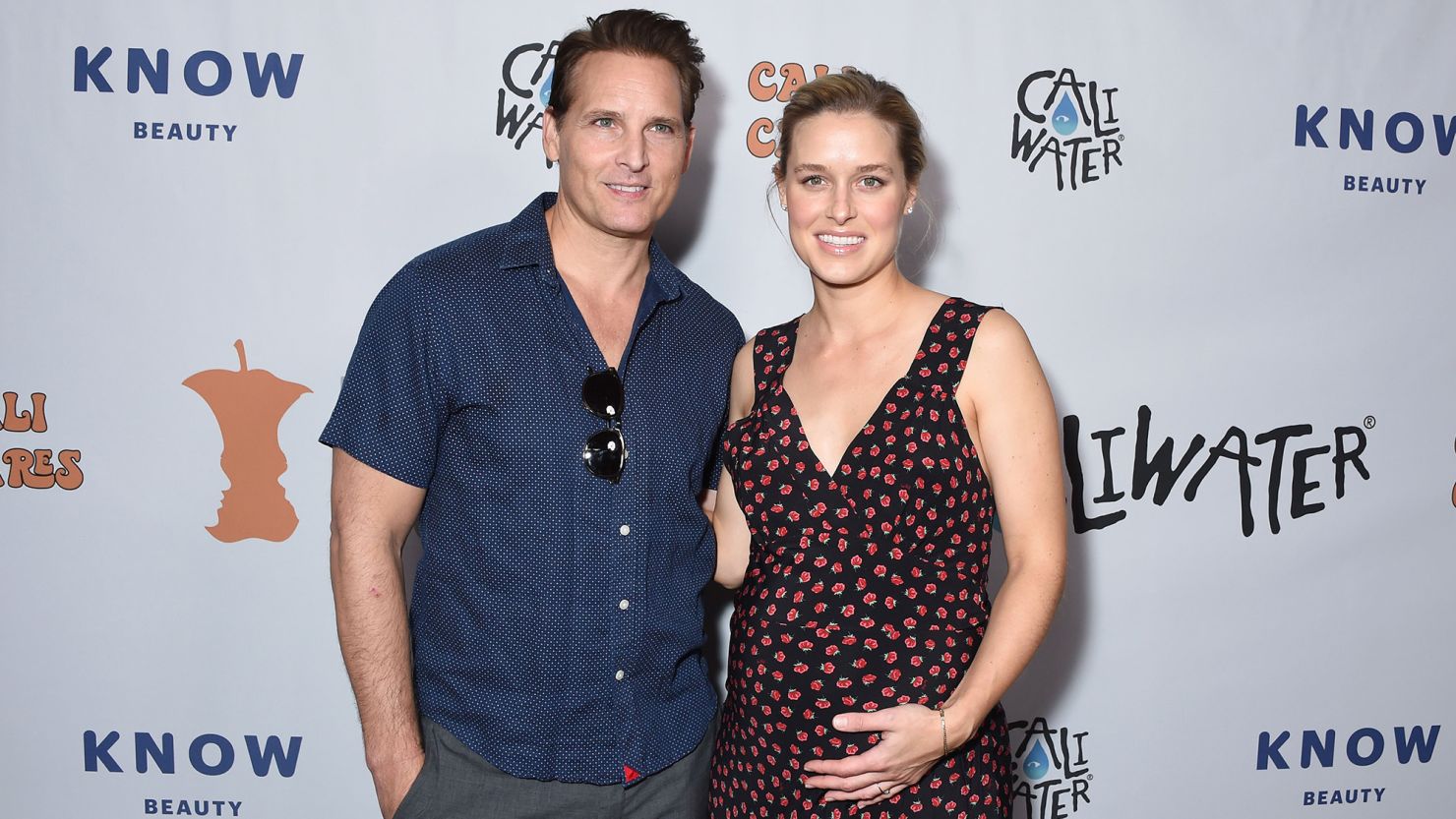 Peter Facinelli and Lily Anne Harrison, here at an event earlier this year, have welcomed their first child together.