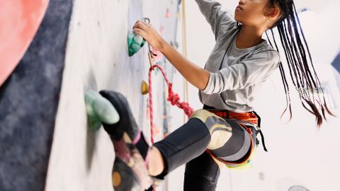 Rock climbing is a great alternative activity for teenagers, especially those who don't play organized sports.