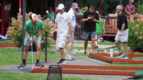 Left to right: Cole Hetzel, Centers, Chris Hetzel, Shea, and Schoettinger.