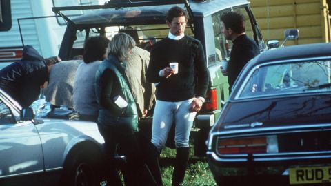 Prince Charles and Camilla Parker Bowles are seen together in late 1979 before his marriage to Diana.