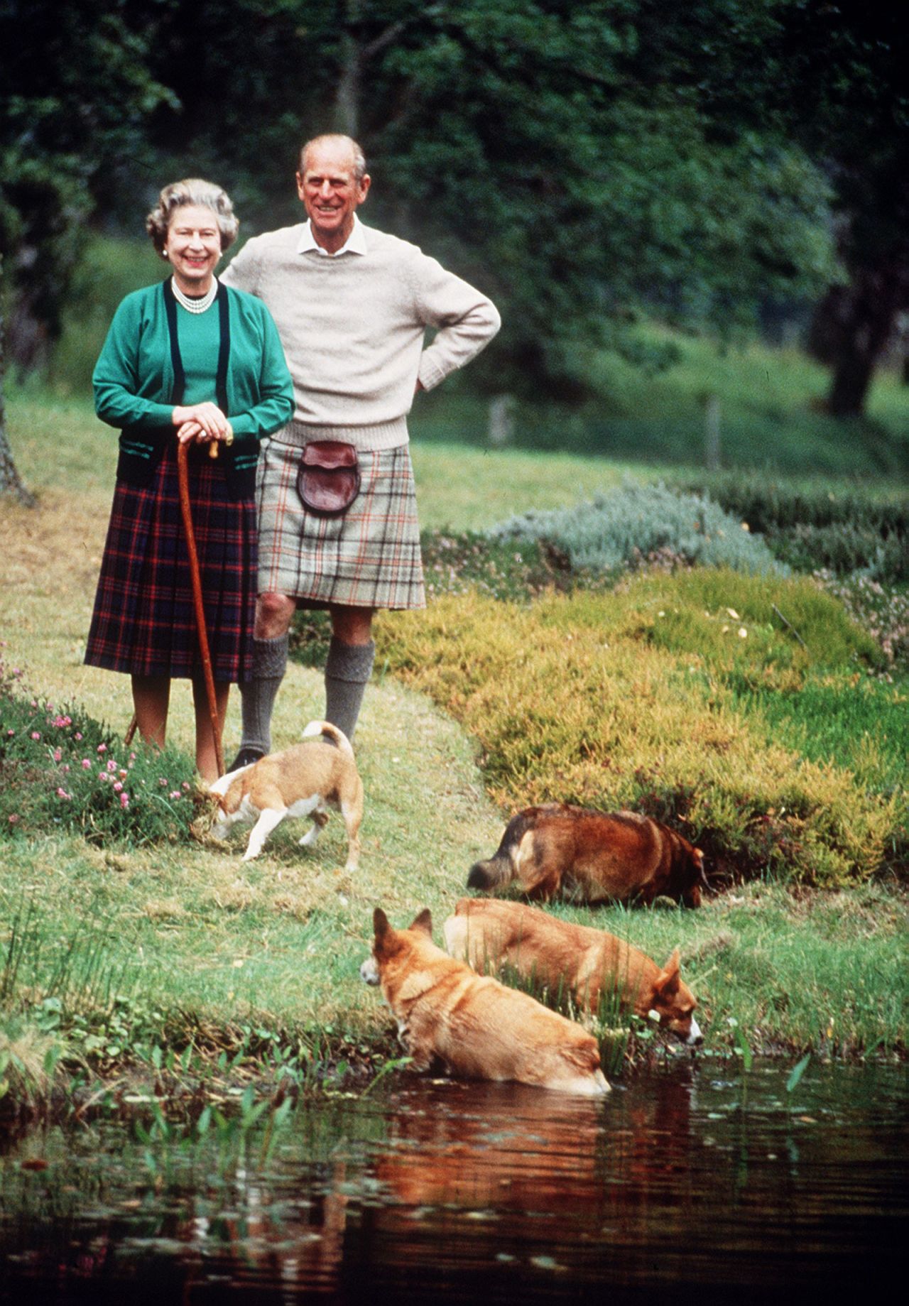 The Queen and Prince Philip pose for a photo in 1994.
