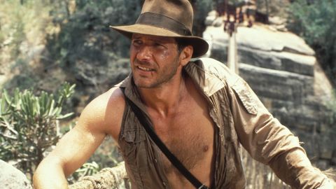 Harrison Ford has opened up about reprising his role as Indiana Jones, seen here in 1984's "Indiana Jones and The Temple Of Doom."