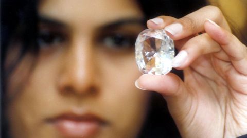 The "Koh-I-Noor" diamond, which once belonged to Mughal Emperor Shah Jehan, weighs 105.60 Carats and is part of the British crown jewels.