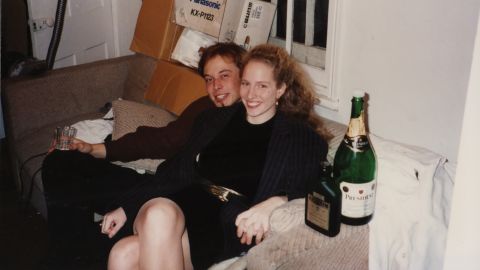 A photo of Elon Musk having a drink with Jennifer Gwynne in 1995 is one of several mementos of the tech billionaire's college relationship up for auction.