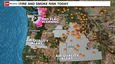 Pacific Northwest fire graphic 0911