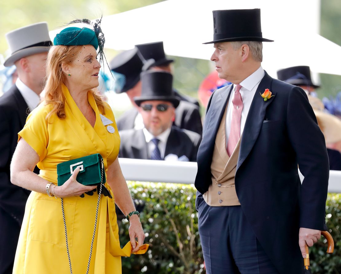 The Duke and Duchess of York, Andrew and Sarah, will take care of the dogs. 