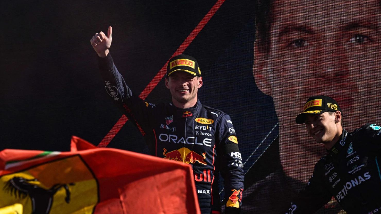 Max Verstappen celebrates victory at the Italian Grand Prix as he continues his F1 title defense. 