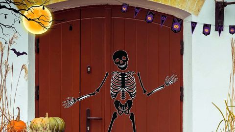 Konohan Halloween Skeleton Magnetic Sticker Garage Door