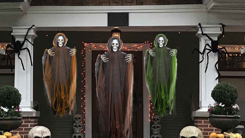 scary hanging halloween decorations